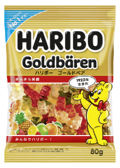 HARIBO グミキャンディ ゴールドベア 80g