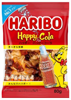 HARIBO グミキャンディ ハッピーコーラ 80g