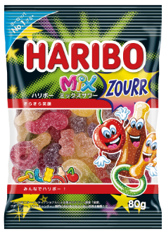 HARIBO グミキャンディ ミックスサワー 80g